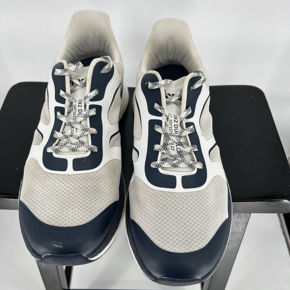 Men's Propet DuroCloud Sneakers Size 15 (EEE) White‎ Navy Blue Comfort Walking